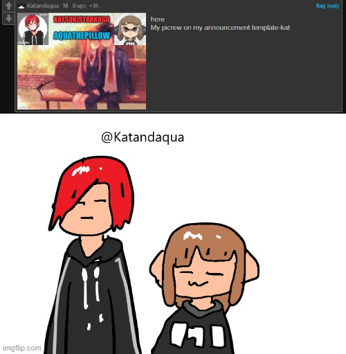 sorry, i dont know they are 2 different person who shared same account X( | made w/ Imgflip meme maker