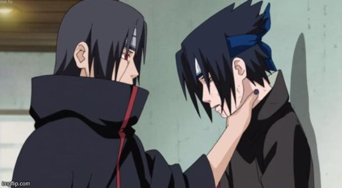 Itachi Choking Sasuke | image tagged in itachi choking sasuke | made w/ Imgflip meme maker