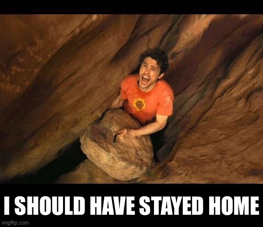 I SHOULD HAVE STAYED HOME | made w/ Imgflip meme maker