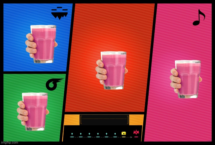 Oh no the strabby milk broke reality | image tagged in smash ultimate dlc fighter profile | made w/ Imgflip meme maker