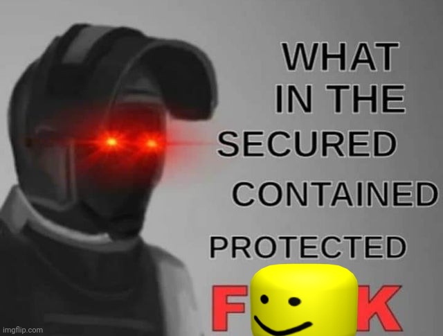 WTF SCP | image tagged in wtf scp | made w/ Imgflip meme maker