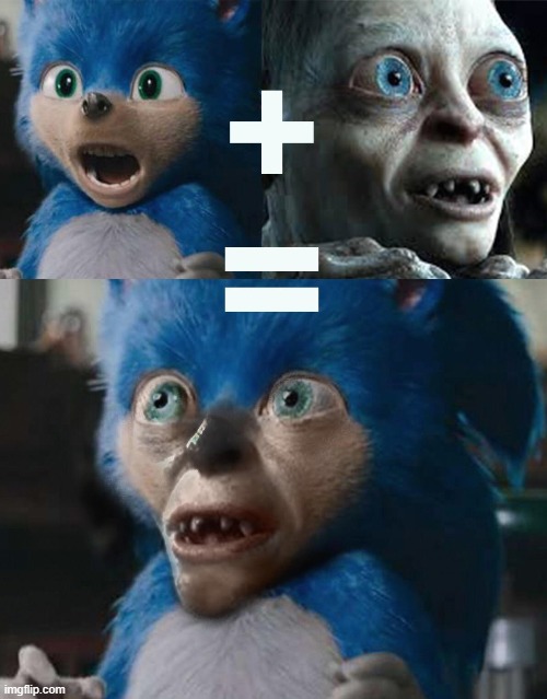 I didn't think it was possible, but Sonic got uglier.. | made w/ Imgflip meme maker