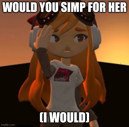 SMG4 HUMAN MEGGY | WOULD YOU SIMP FOR HER; (I WOULD) | image tagged in smg4 human meggy | made w/ Imgflip meme maker