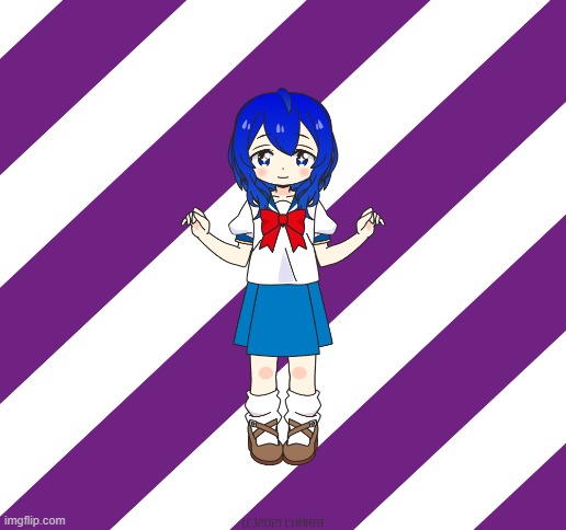 Ami Mizuno (Sailor Mercury) | image tagged in blank white template | made w/ Imgflip meme maker