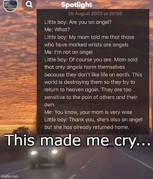 This made me cry... | made w/ Imgflip meme maker