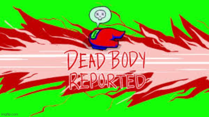 dead body reported | image tagged in dead body reported | made w/ Imgflip meme maker