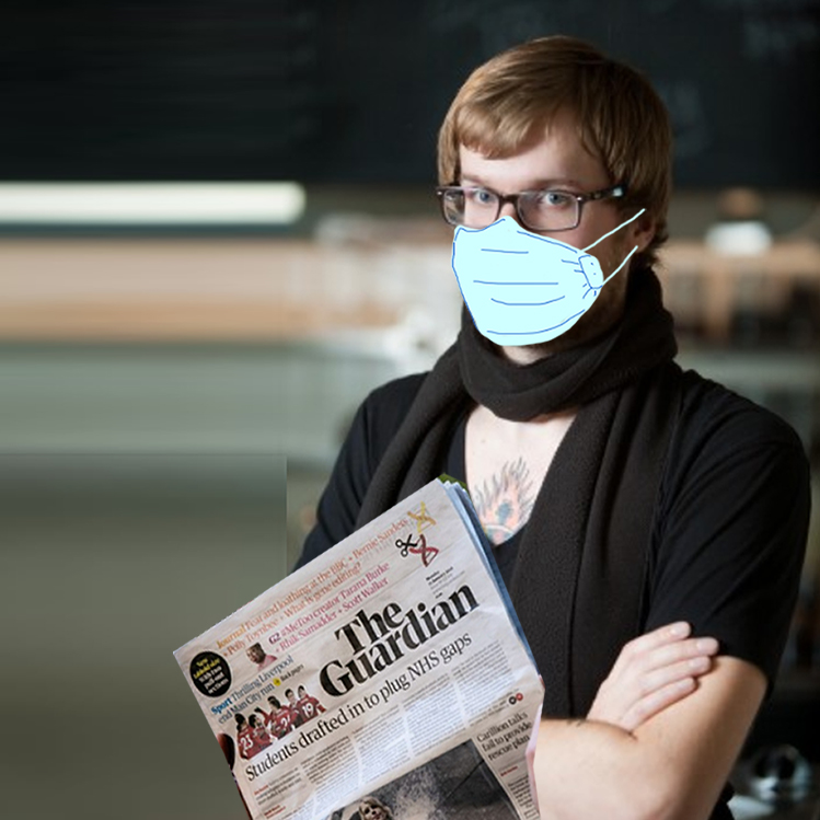 High Quality guardian hipster Blank Meme Template