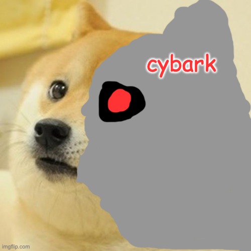 cybork | cybark | image tagged in memes,doge | made w/ Imgflip meme maker