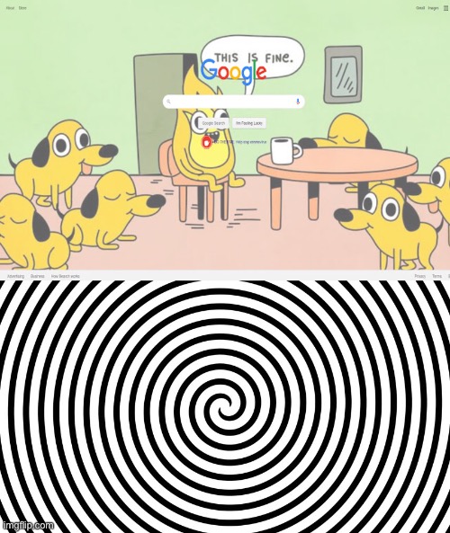 No | image tagged in spiral illusion meme | made w/ Imgflip meme maker