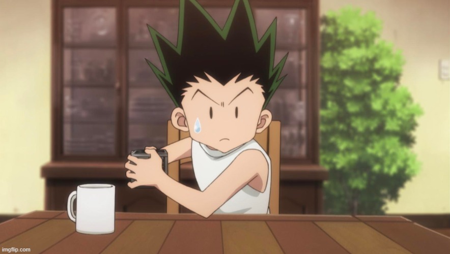 Gon saving | image tagged in gon saving | made w/ Imgflip meme maker