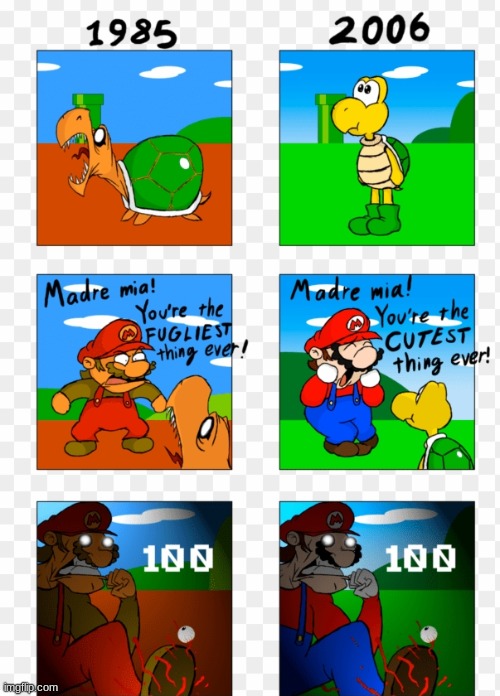 DIE KOOPA | image tagged in mario | made w/ Imgflip meme maker