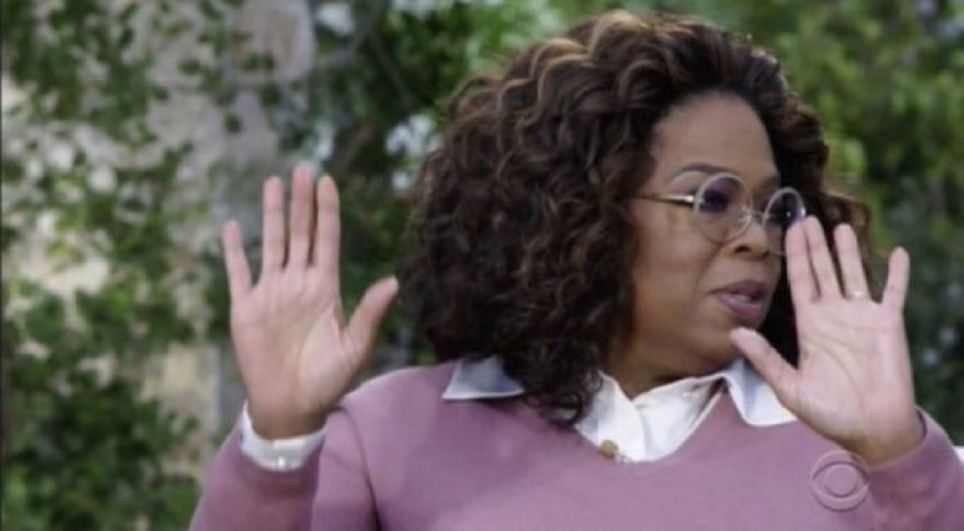 Oprah interview Blank Meme Template