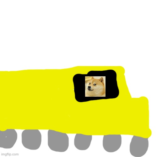 doge the train | image tagged in memes,blank transparent square | made w/ Imgflip meme maker