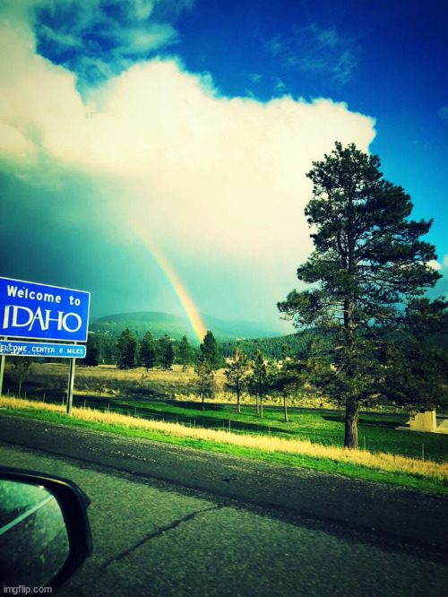 Idaho Rainbow | image tagged in idaho rainbow | made w/ Imgflip meme maker