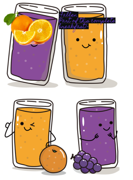 orange/grape juice temp Blank Meme Template
