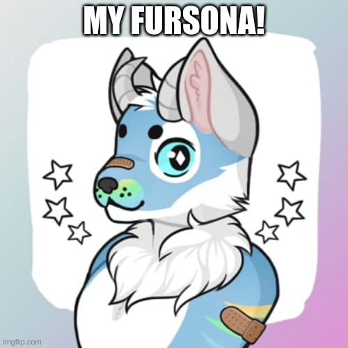 I made my fursona :3 | MY FURSONA! | image tagged in furries,fursona,yay | made w/ Imgflip meme maker