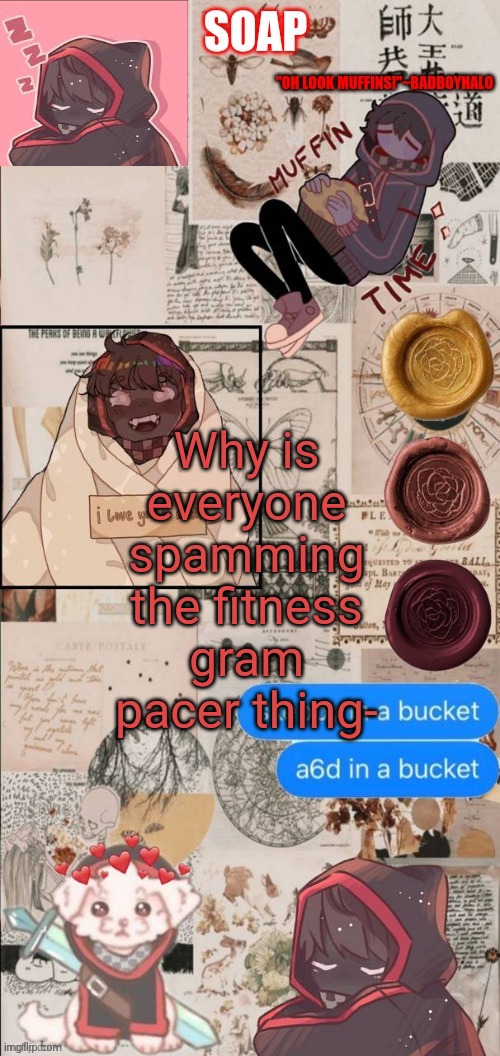 Thanks yachi! | Why is everyone spamming the fitness gram pacer thing- | image tagged in thanks yachi | made w/ Imgflip meme maker