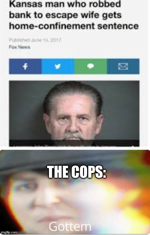 THE COPS: | image tagged in gottem | made w/ Imgflip meme maker