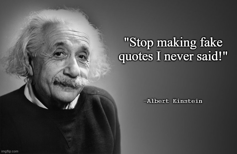 such a wise quote | "Stop making fake quotes I never said!"; -Albert Einstein | image tagged in albert einstein quotes | made w/ Imgflip meme maker