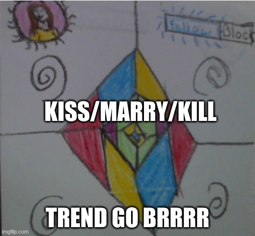 KISS/MARRY/KILL; TREND GO BRRRR | made w/ Imgflip meme maker