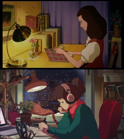 why-does-anne-frank-movie-look-like-lofi-girl-imgflip