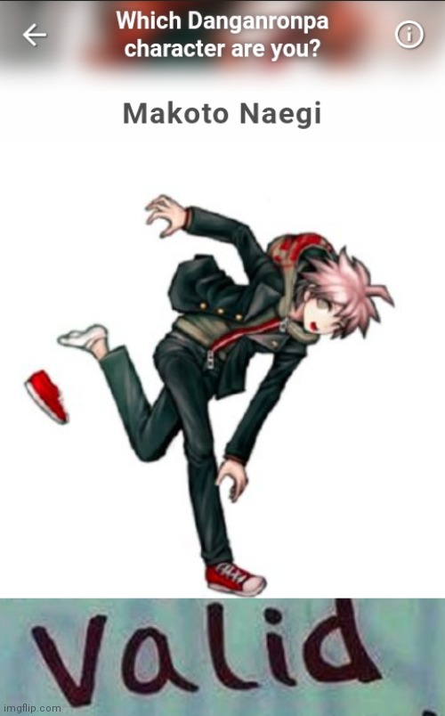 ¯\_(ツ)_/¯ | image tagged in danganronpa | made w/ Imgflip meme maker