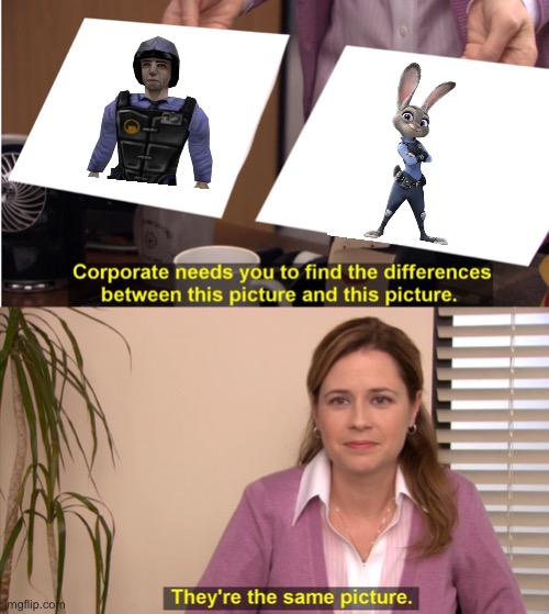 benrey is actually a furry | image tagged in memes,they're the same picture | made w/ Imgflip meme maker