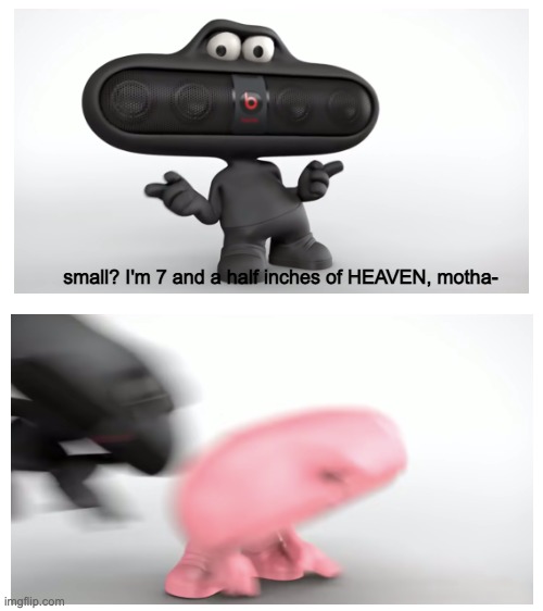 7 and half inches of heaven Blank Meme Template