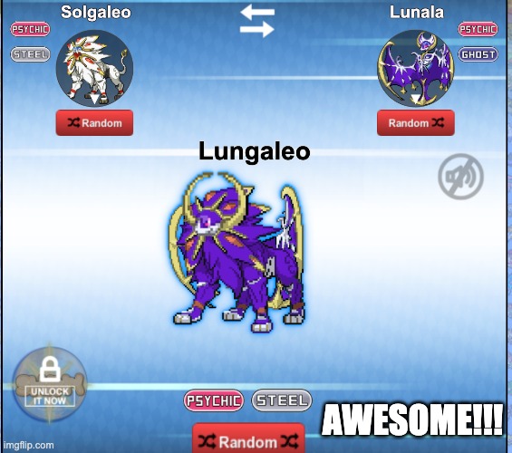 Pokemon Fusion | AWESOME!!! | image tagged in fusion pokemon,pokemon fusion,pokemon | made w/ Imgflip meme maker