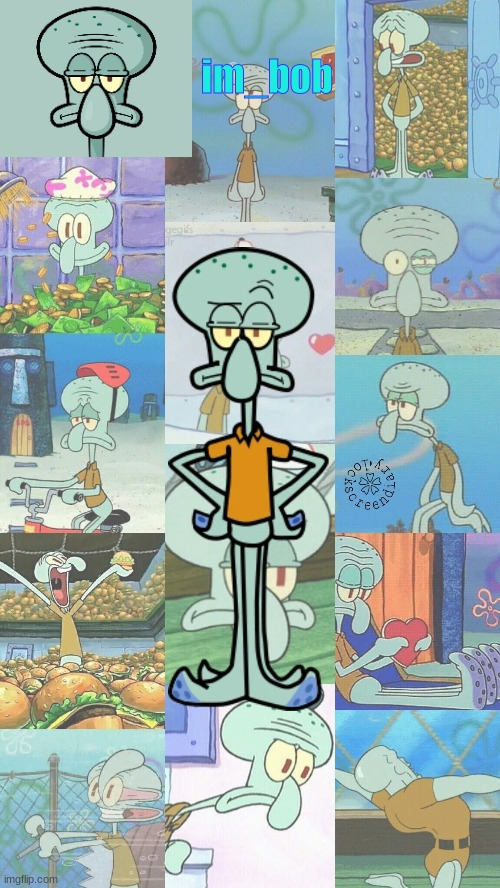 im_bob squidward Blank Meme Template