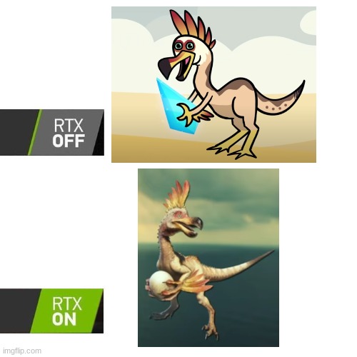 RTX  | image tagged in rtx,monster hunter,terminalmontage,bird up | made w/ Imgflip meme maker