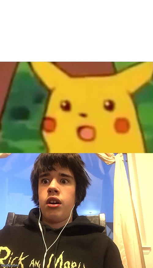 image tagged in memes,surprised pikachu | made w/ Imgflip meme maker
