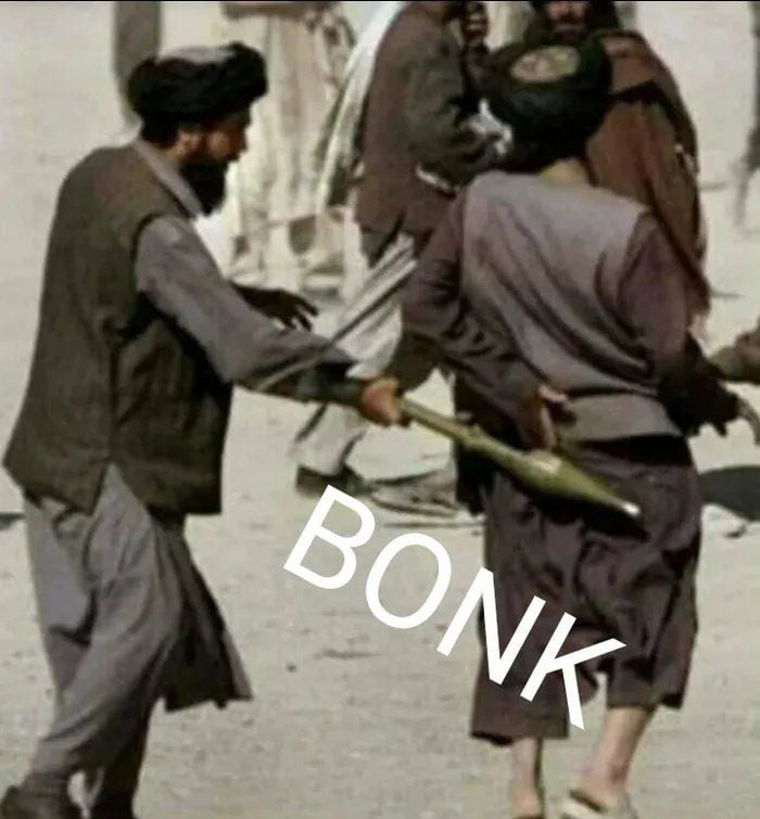 High Quality Afghanistan Bonk Blank Meme Template
