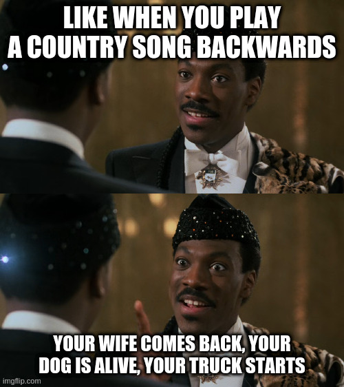 conservat5ive logic | LIKE WHEN YOU PLAY A COUNTRY SONG BACKWARDS; YOUR WIFE COMES BACK, YOUR DOG IS ALIVE, YOUR TRUCK STARTS | image tagged in how decisions are made | made w/ Imgflip meme maker