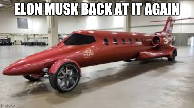 ???? | ELON MUSK BACK AT IT AGAIN | image tagged in elon musk,funny memes,funny | made w/ Imgflip meme maker