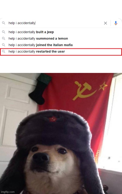 i'm sorry? | image tagged in russian doge | made w/ Imgflip meme maker