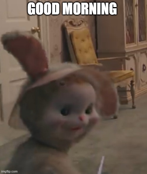 I laugh every time I see this image lmao I don't know why ;-; | GOOD MORNING | made w/ Imgflip meme maker