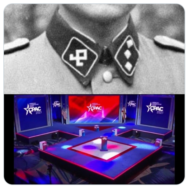 CPAC Nazi Stage Blank Meme Template