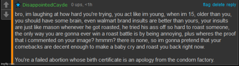 its official, i just won that roast battle lmao | made w/ Imgflip meme maker