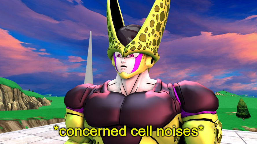 High Quality confused cell noises Blank Meme Template