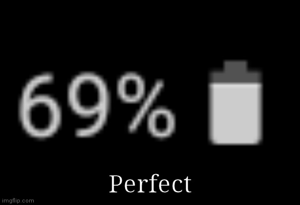 69% | Perfect | image tagged in nice | made w/ Imgflip meme maker