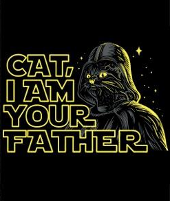 Cat I am your father Blank Meme Template