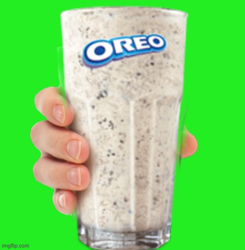 oreo milkshake template | image tagged in oreo milkshake | made w/ Imgflip meme maker