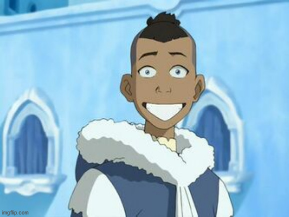 Sokka Smile | image tagged in sokka smile | made w/ Imgflip meme maker