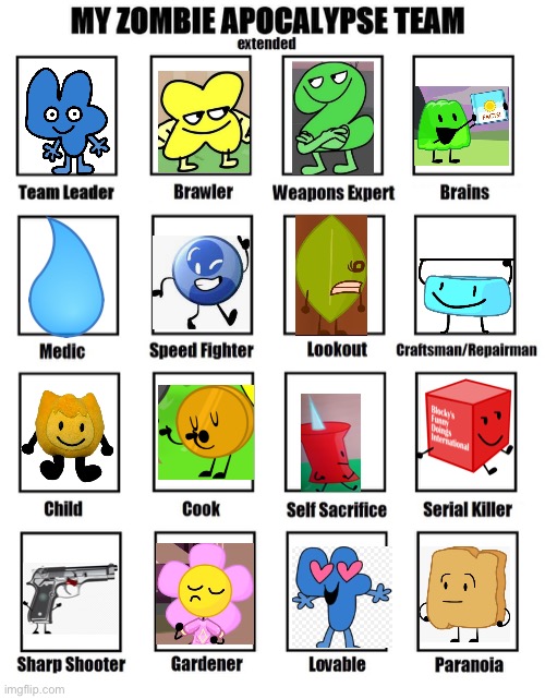 bfdi team - Imgflip