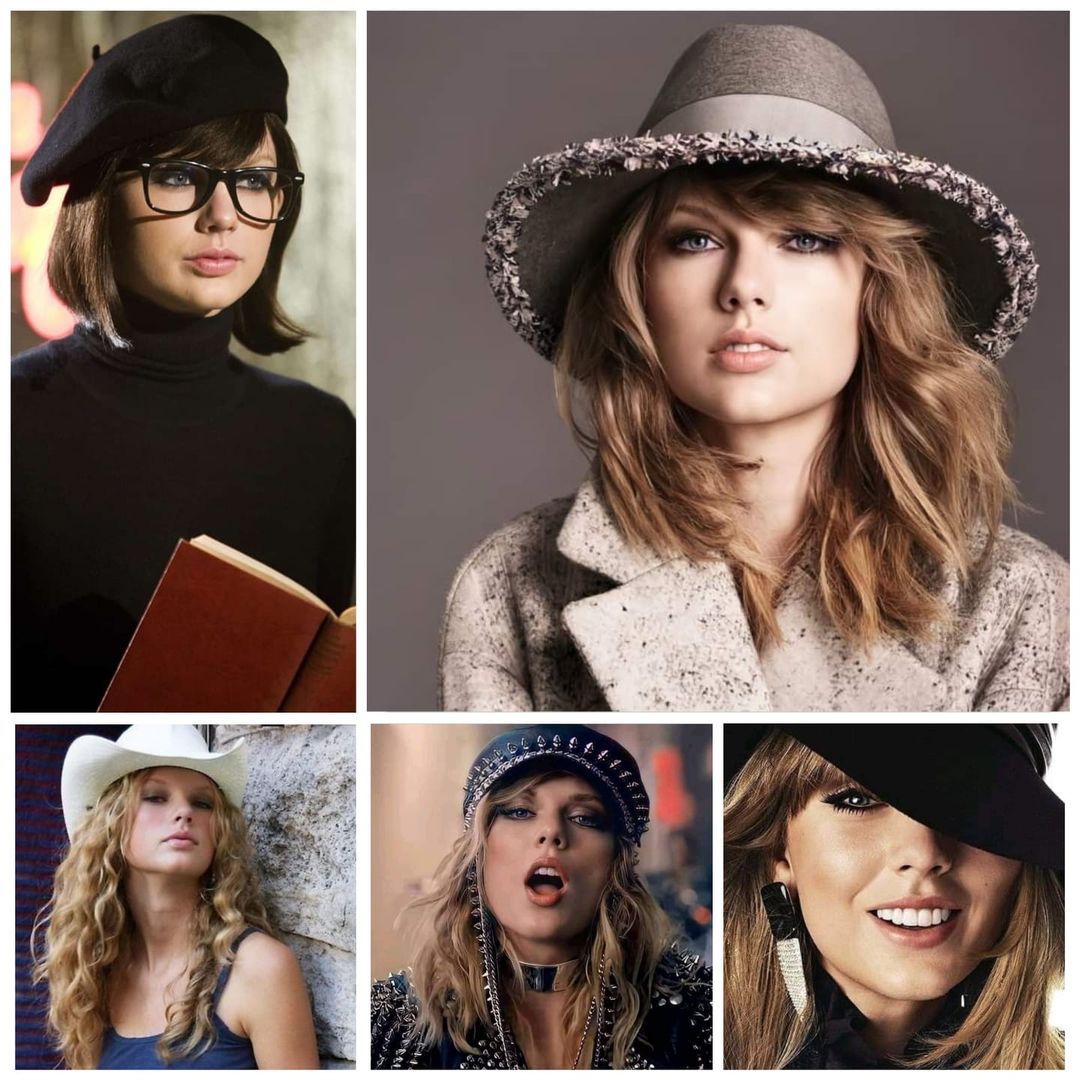 Taylor Swift hats Blank Meme Template
