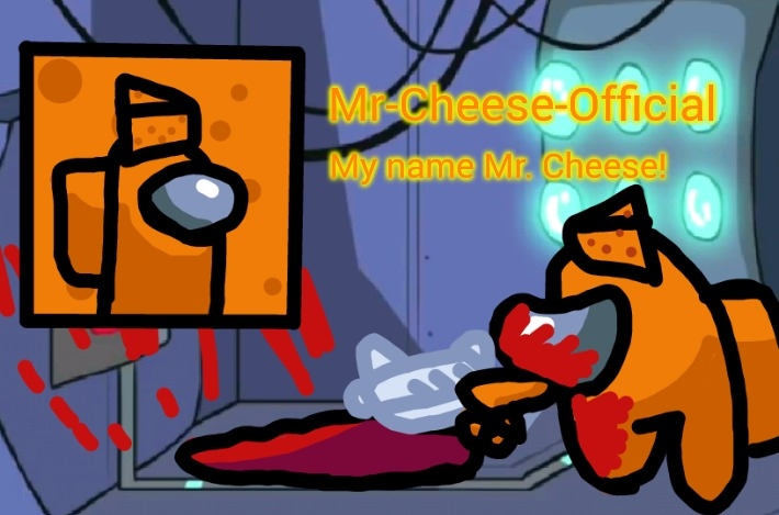 Mr. Cheese announcement template Blank Meme Template
