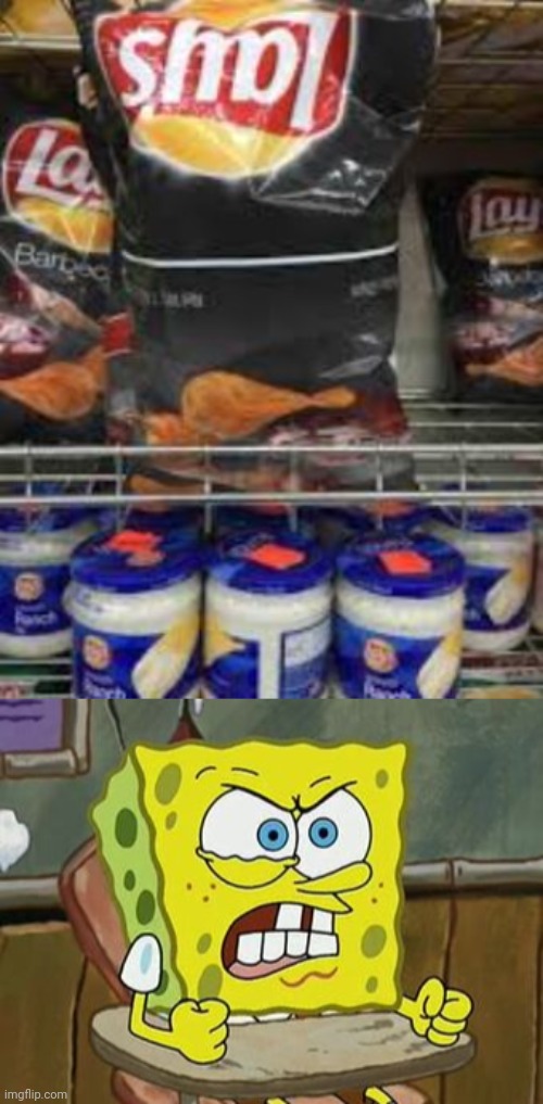 image tagged in pissed off spongebob | made w/ Imgflip meme maker