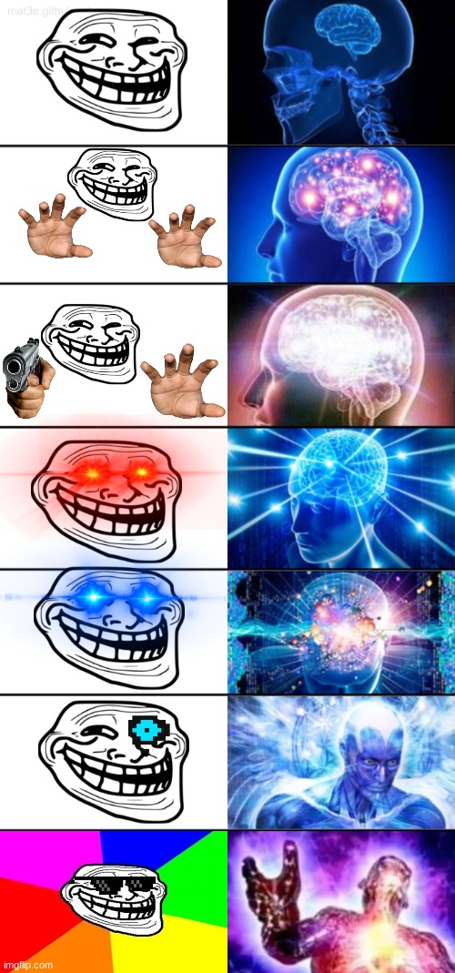 7-Tier Expanding Brain - Imgflip