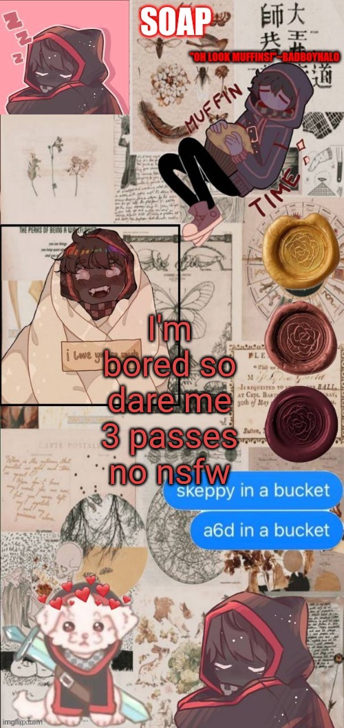 No repeats either | I'm bored so dare me 3 passes no nsfw | image tagged in thanks yachi | made w/ Imgflip meme maker